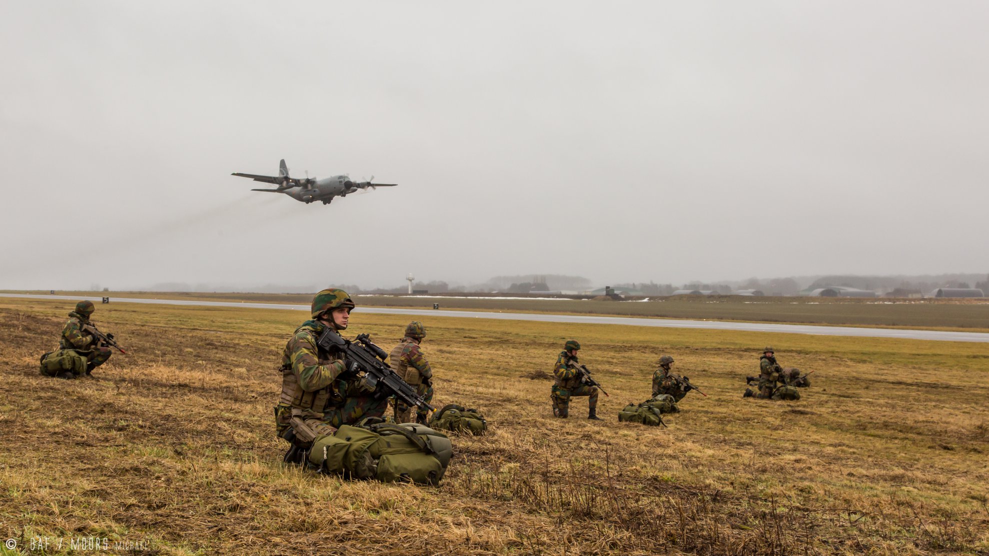 Exercices militaire aux alentours de l’aéroport de Bertrix