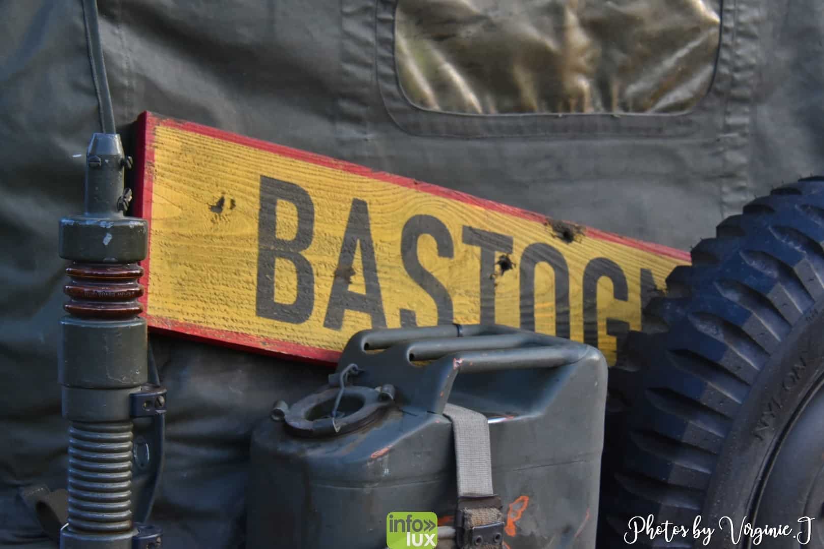 Véhicules militaires à Bastogne